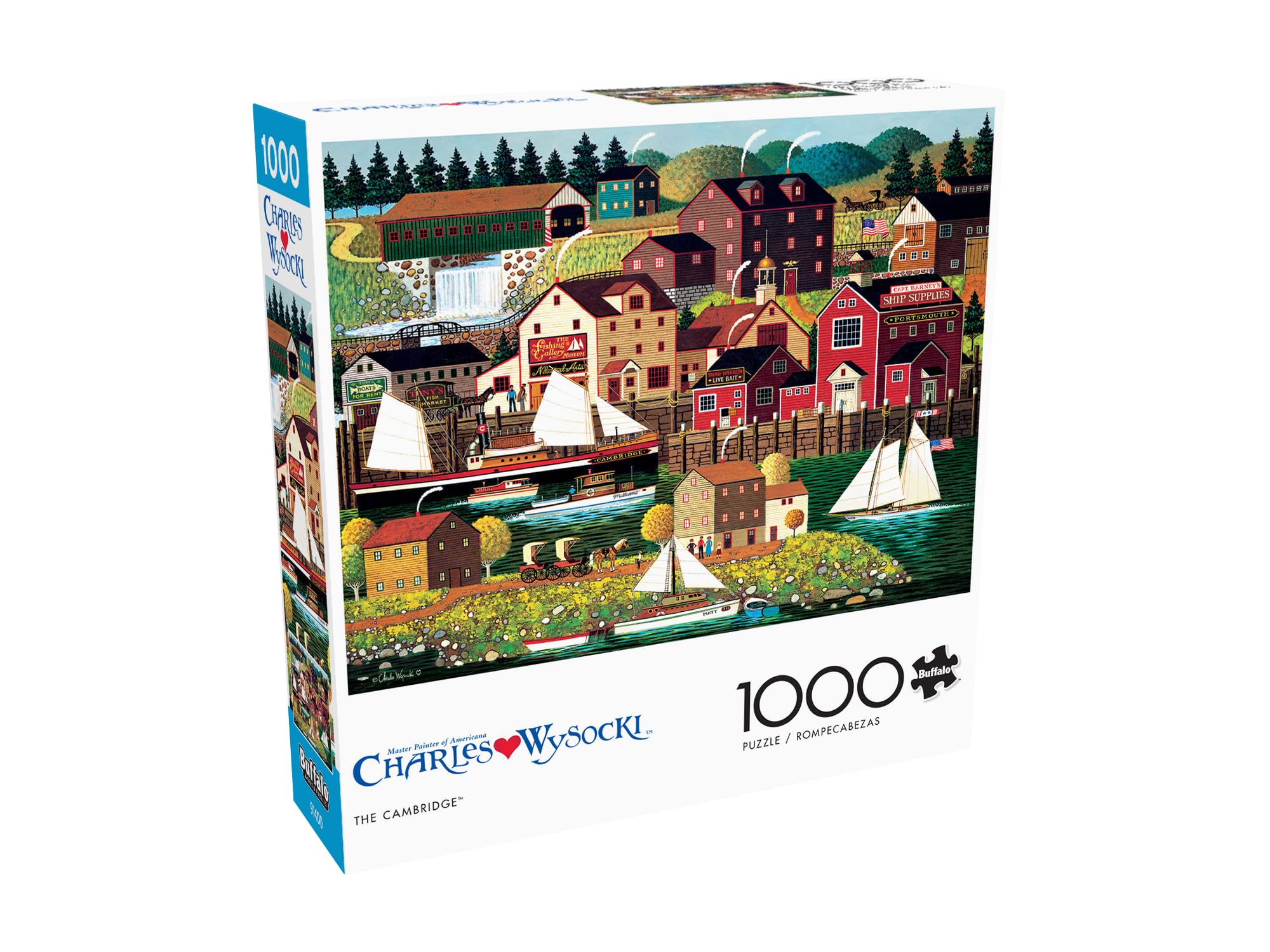 Foto 4 pulgar | Rompecabezas Buffalo Games Charles Wysocki The Cambridge 1000p - Venta Internacional