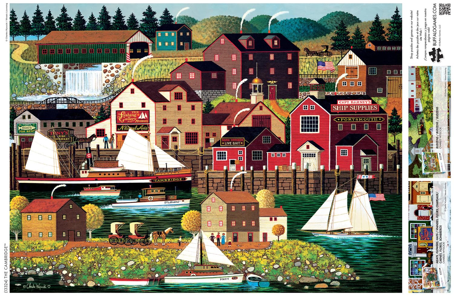 Foto 6 pulgar | Rompecabezas Buffalo Games Charles Wysocki The Cambridge 1000p - Venta Internacional