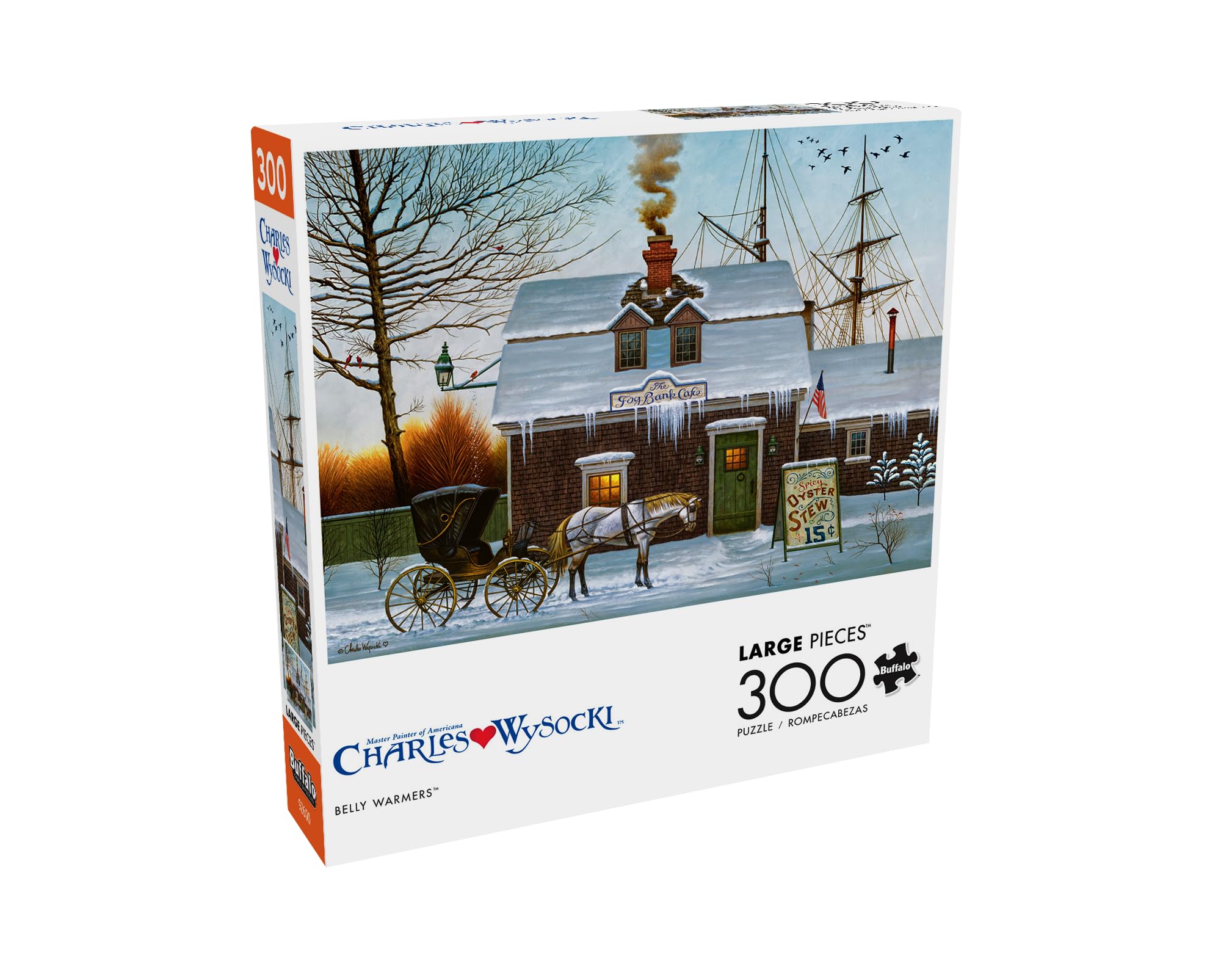 Foto 1 | Rompecabezas Buffalo Games Charles Wysocki Belly Warmers - Venta Internacional