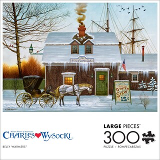 Foto 3 | Rompecabezas Buffalo Games Charles Wysocki Belly Warmers - Venta Internacional