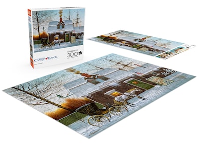 Foto 4 | Rompecabezas Buffalo Games Charles Wysocki Belly Warmers - Venta Internacional