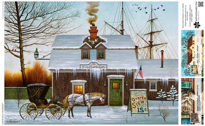 Foto 5 | Rompecabezas Buffalo Games Charles Wysocki Belly Warmers - Venta Internacional