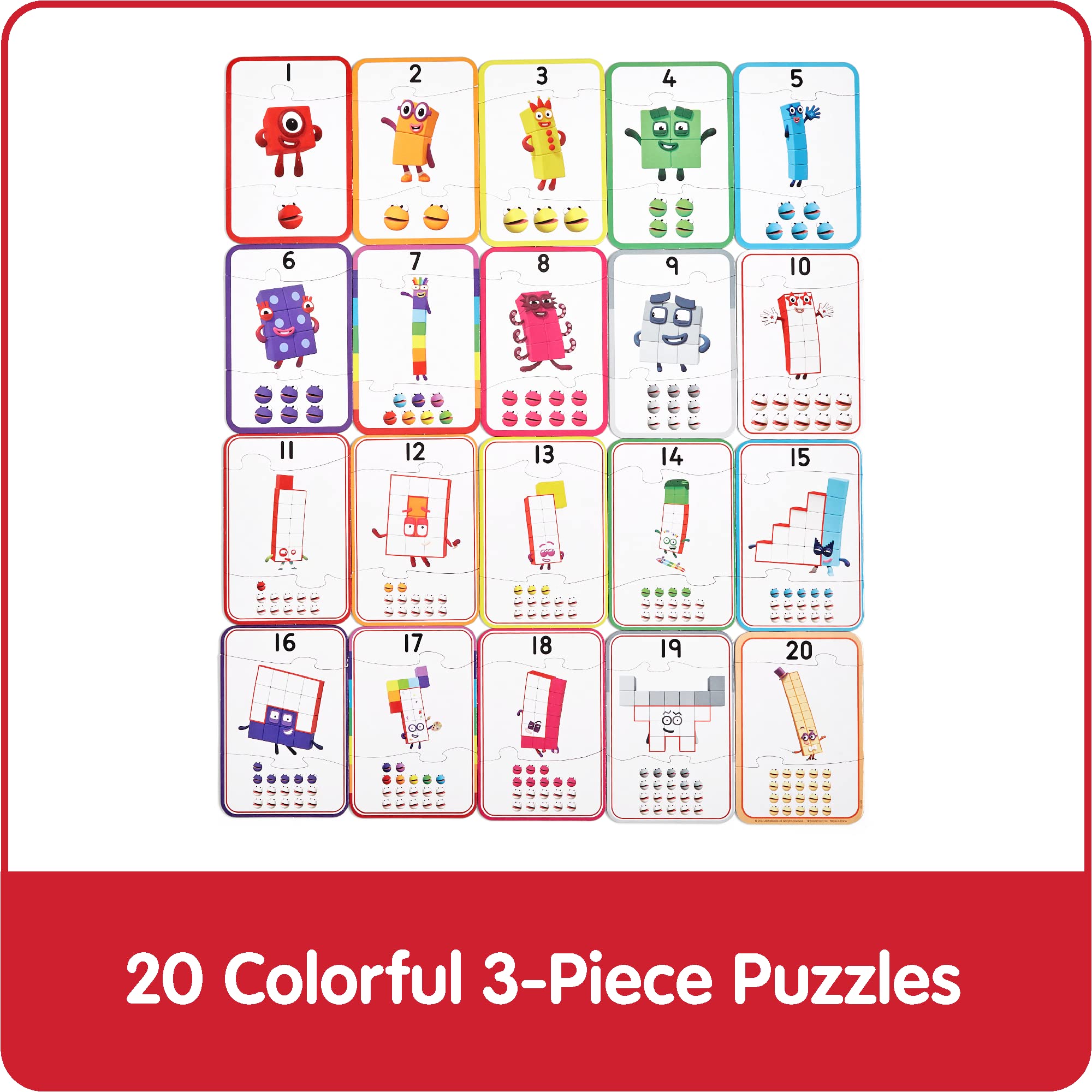 Foto 2 | Rompecabezas Hand2mind Numberblocks para niños de 3 a 5 años