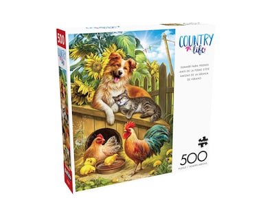 Foto 3 | Rompecabezas Buffalo Games Nadia Strelkina Summer Farm 500 Piezas - Venta Internacional
