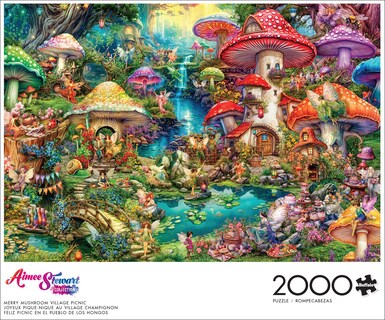 Foto 2 | Rompecabezas Buffalo Games Aimee Stewart Merry Mushroom - Venta Internacional