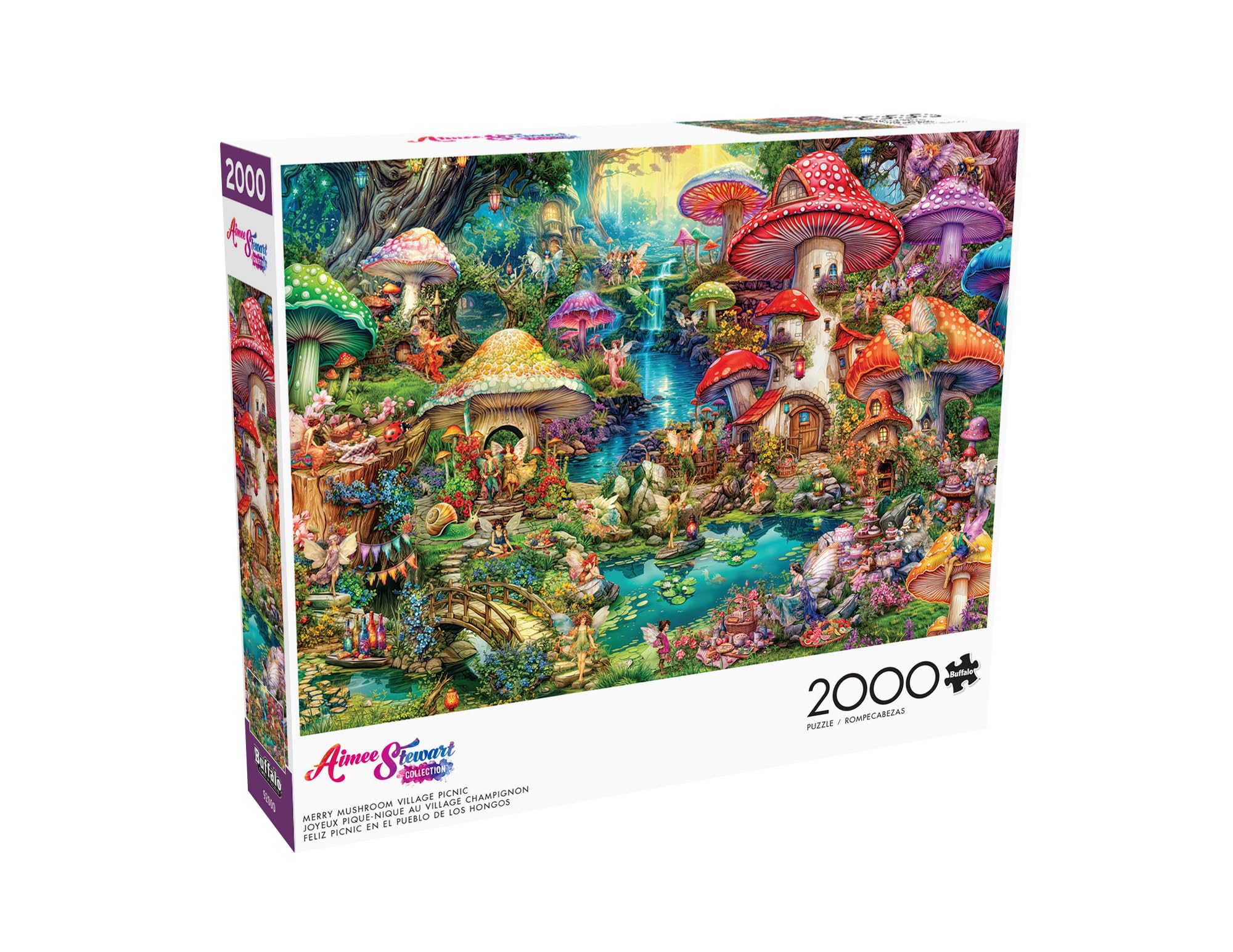Foto 4 pulgar | Rompecabezas Buffalo Games Aimee Stewart Merry Mushroom - Venta Internacional