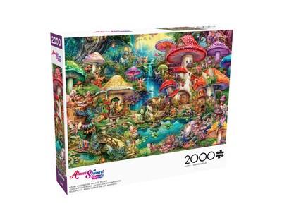 Foto 3 | Rompecabezas Buffalo Games Aimee Stewart Merry Mushroom - Venta Internacional