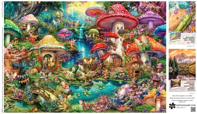 Foto 5 | Rompecabezas Buffalo Games Aimee Stewart Merry Mushroom - Venta Internacional