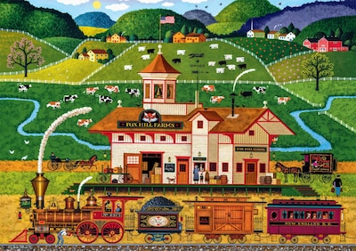 Foto 1 | Rompecabezas Buffalo Games Charles Wysocki Fox Hill Farms - Venta Internacional