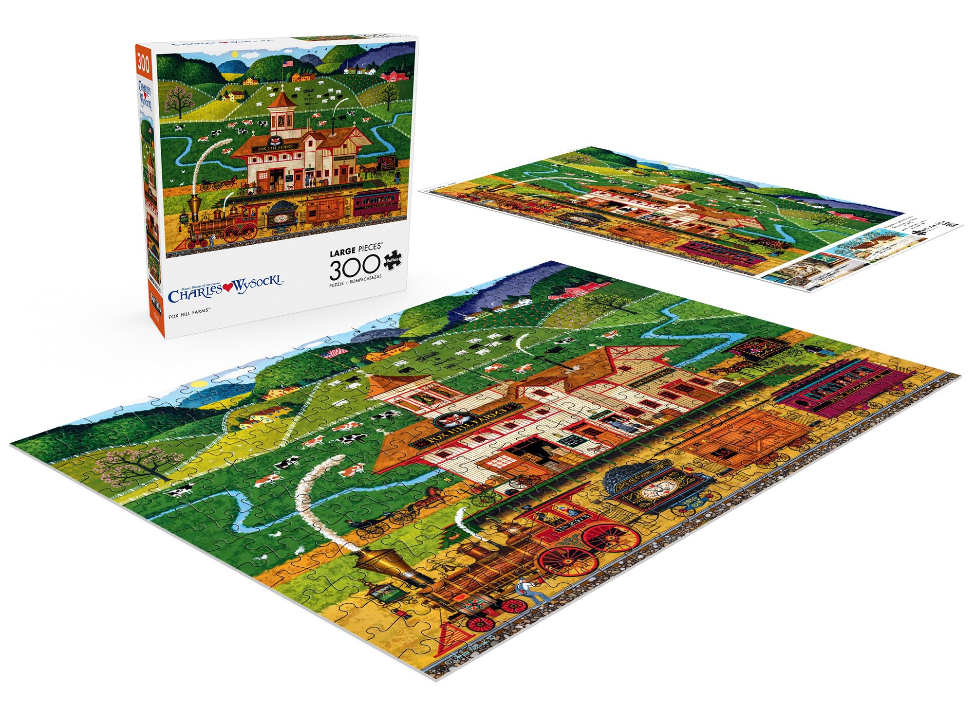 Foto 4 | Rompecabezas Buffalo Games Charles Wysocki Fox Hill Farms - Venta Internacional