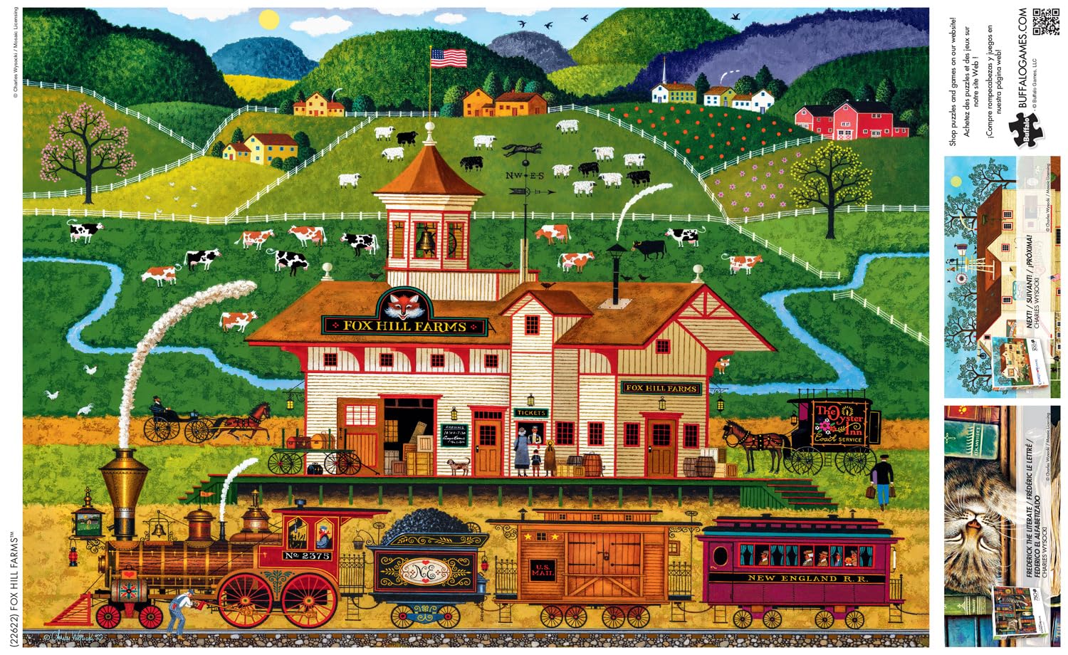 Foto 6 pulgar | Rompecabezas Buffalo Games Charles Wysocki Fox Hill Farms - Venta Internacional