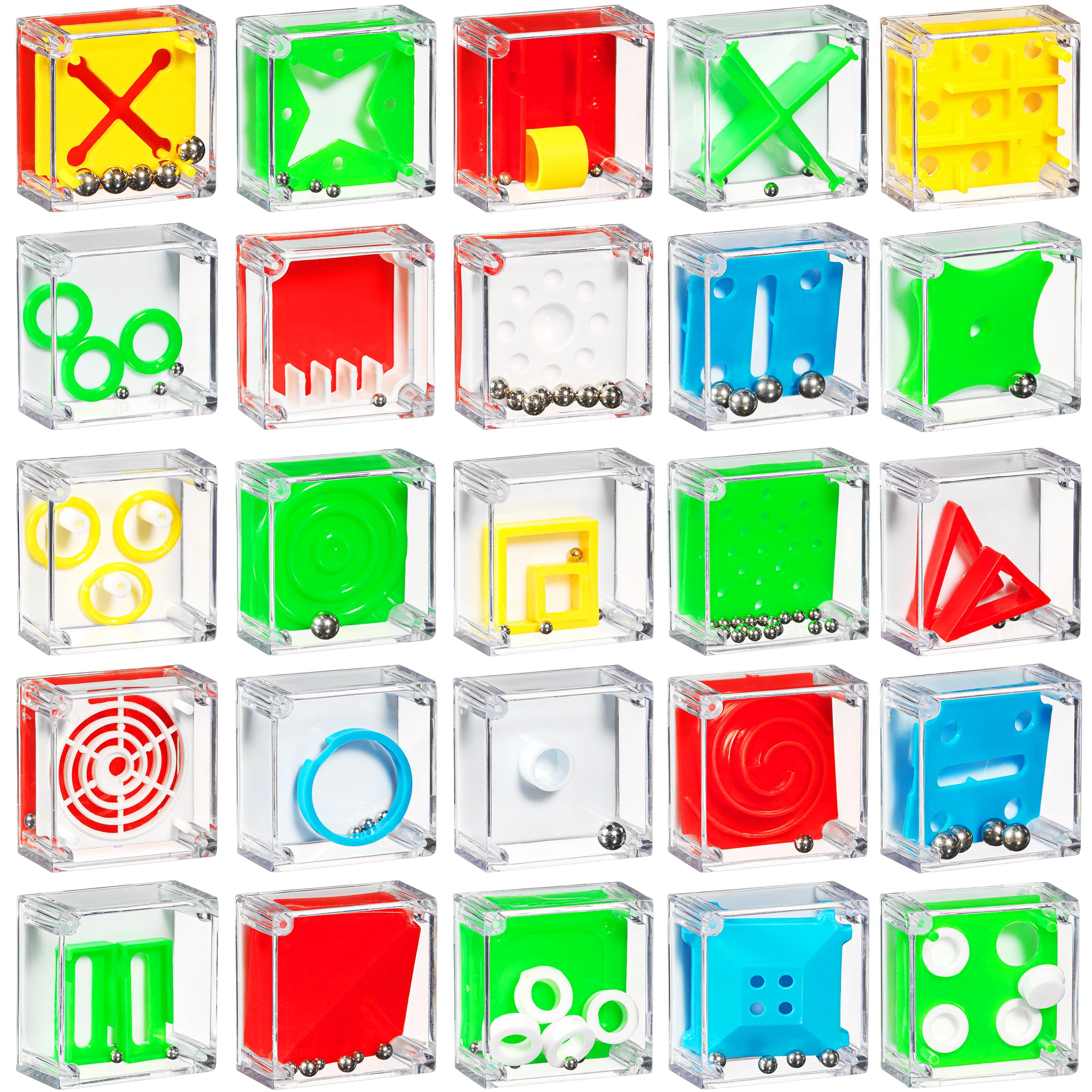 Foto 2 pulgar | Juego de Rompecabezas Bedwina Mini Cube 3d Brain Teaser Paquete de 24 - Venta Internacional