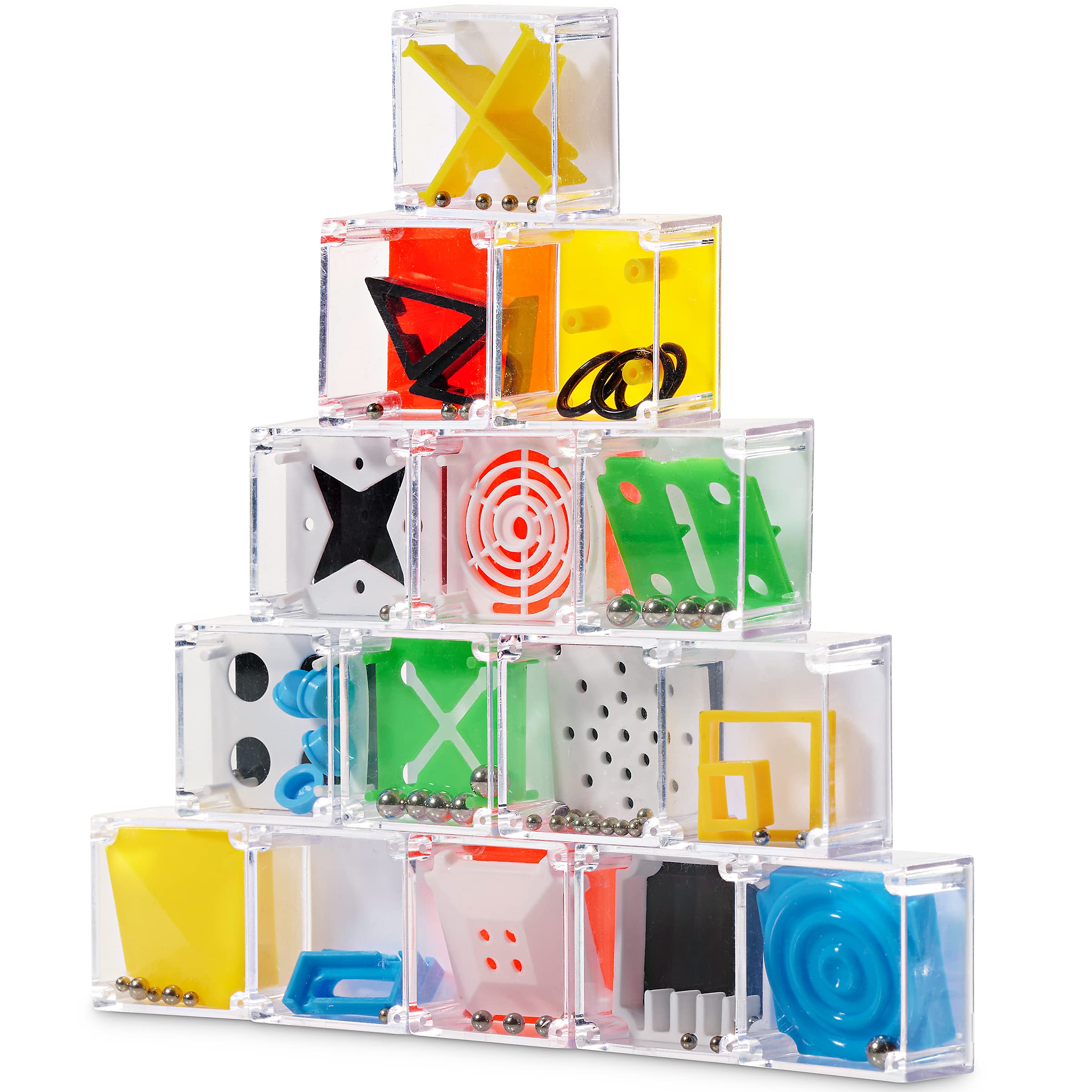 Foto 6 pulgar | Juego de Rompecabezas Bedwina Mini Cube 3d Brain Teaser Paquete de 24 - Venta Internacional