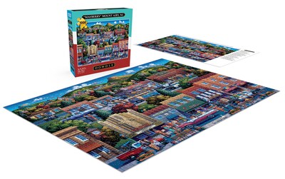 Foto 4 | Rompecabezas Buffalo Games Eric Dowdle Mt Airy Mayberry - Venta Internacional