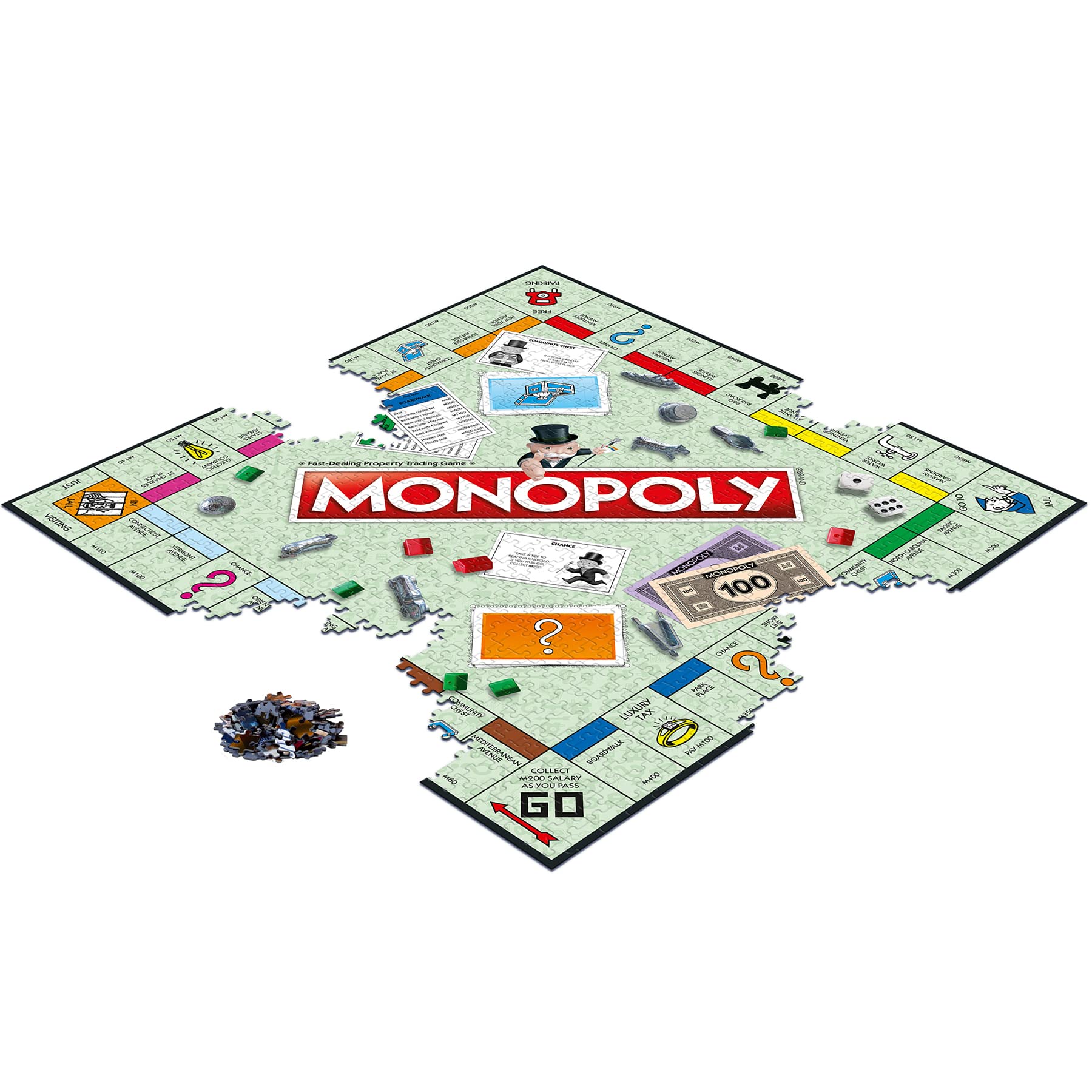 Foto 4 pulgar | Puzzle Top Trumps Monopoly Classic 1000 Piezas - Venta Internacional