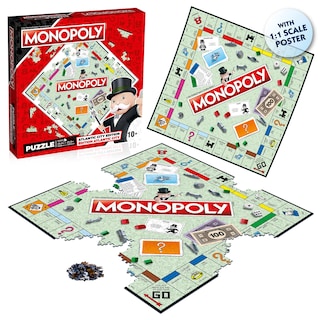 Foto 4 | Puzzle Top Trumps Monopoly Classic 1000 Piezas - Venta Internacional