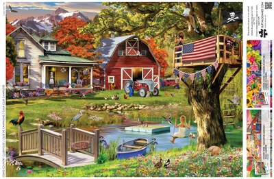 Foto 5 | Rompecabezas Buffalo Games Country Clubhouse 1000 Piezas - Venta Internacional