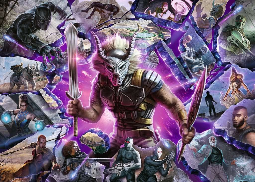 Foto 3 pulgar | Rompecabezas Ravensburger Marvel Villainous Killmonger 1000 Piezas - Venta Internacional