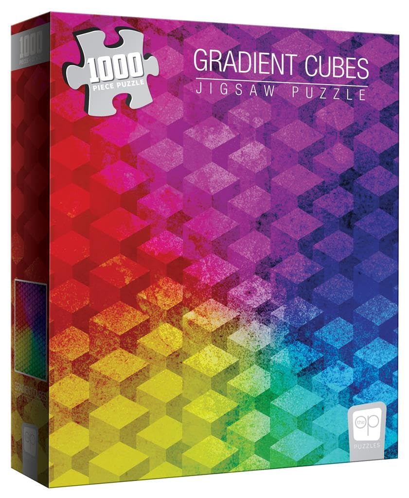 Rompecabezas The Op Games Gradient Cubes 1000 Piezas - Venta Internacional