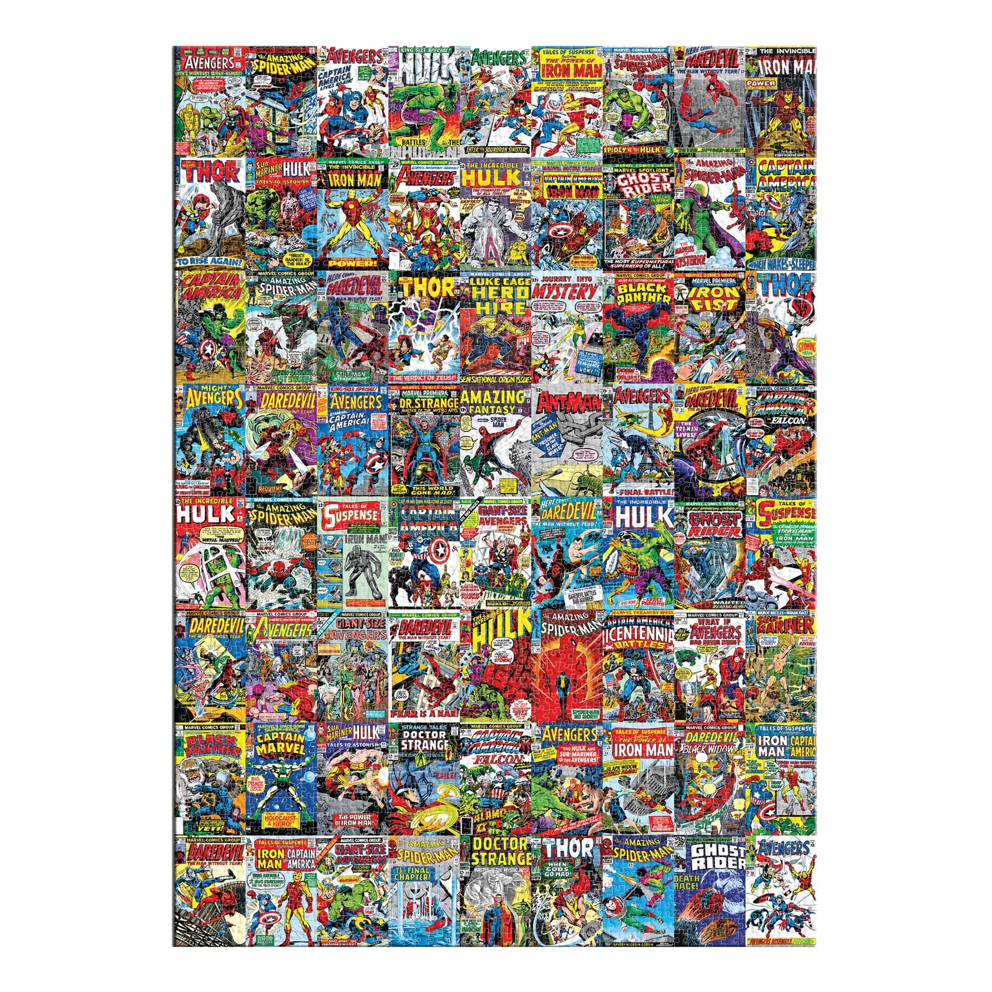 Foto 2 pulgar | Rompecabezas De 3000 Piezas Con Portadas De Superhéroes De Marvel Comics - Venta Internacional.