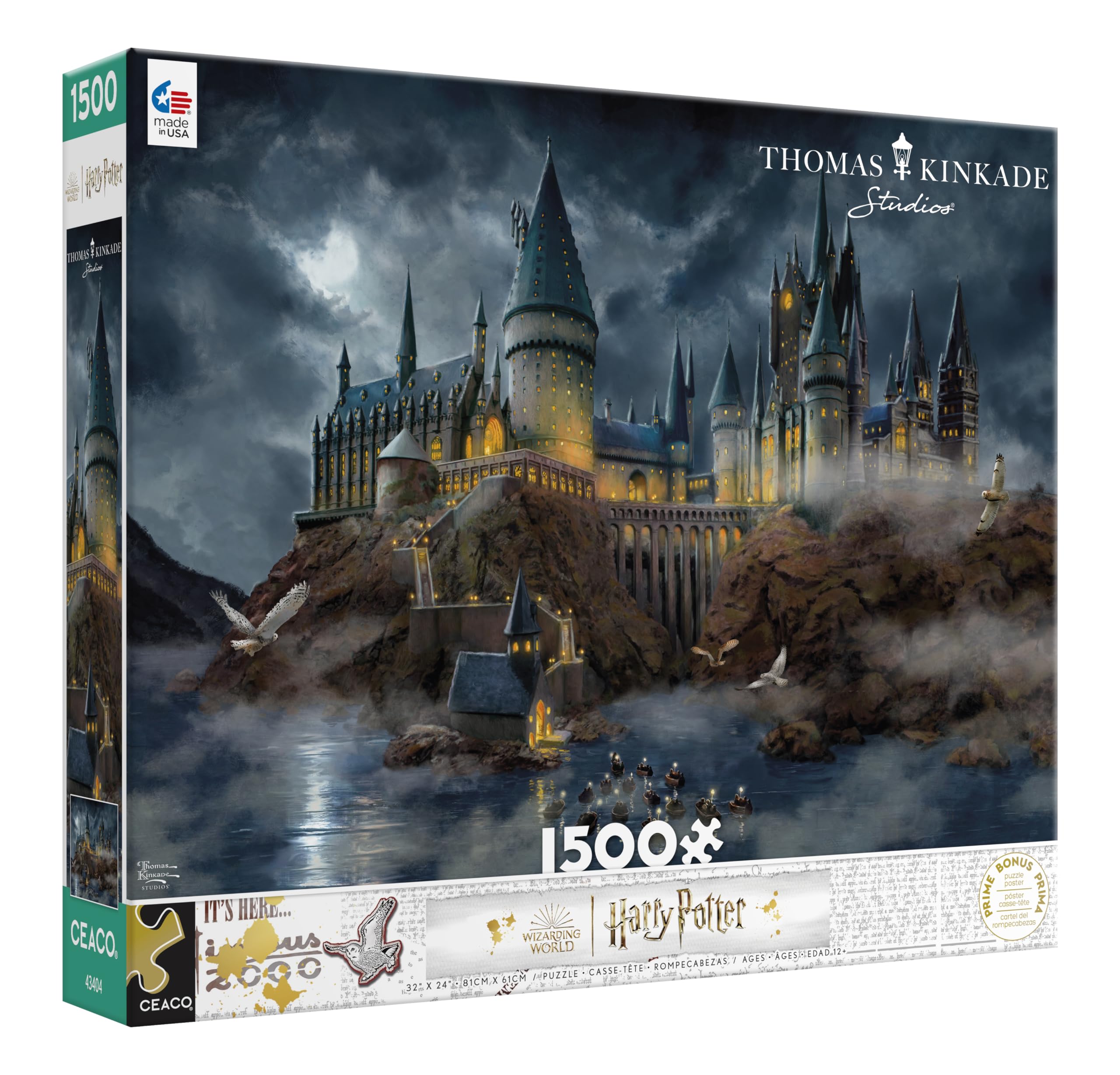 Foto 4 pulgar | Rompecabezas Ceaco Thomas Kinkade Harry Potter 1500 Piezas - Venta Internacional.