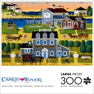 Foto 2 | Rompecabezas Buffalo Games Charles Wysocki Witch's Bay 300 Piezas - Venta Internacional.