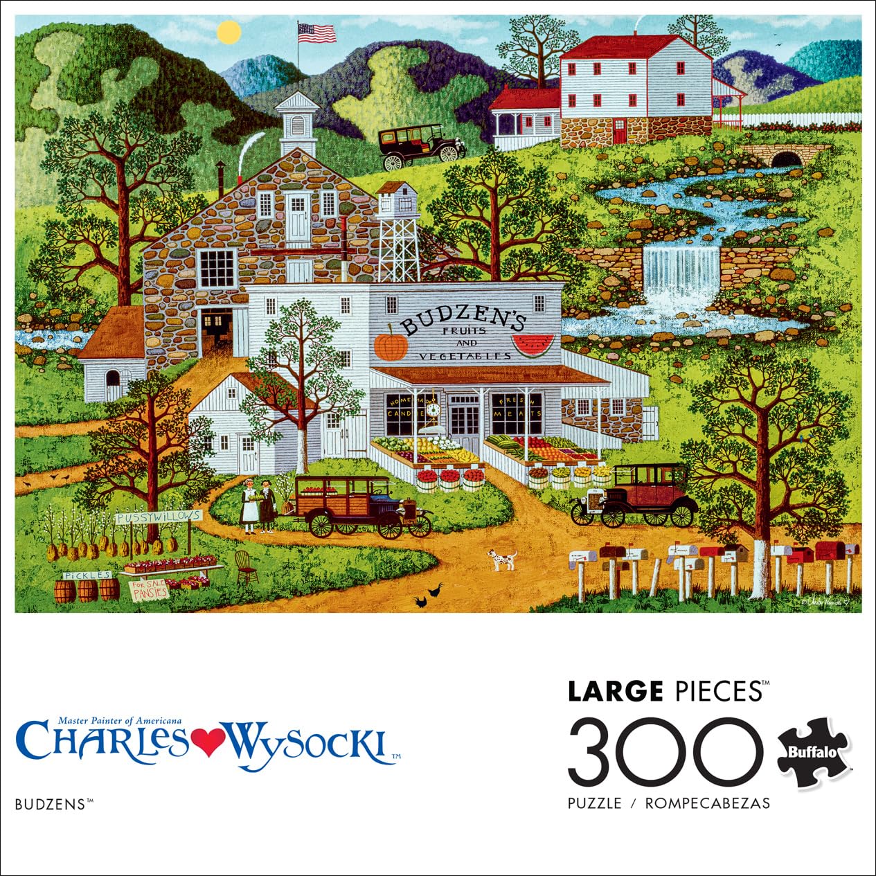 Foto 2 | Rompecabezas Buffalo Games Charles Wysocki Budzens 300 Piezas - Venta Internacional.