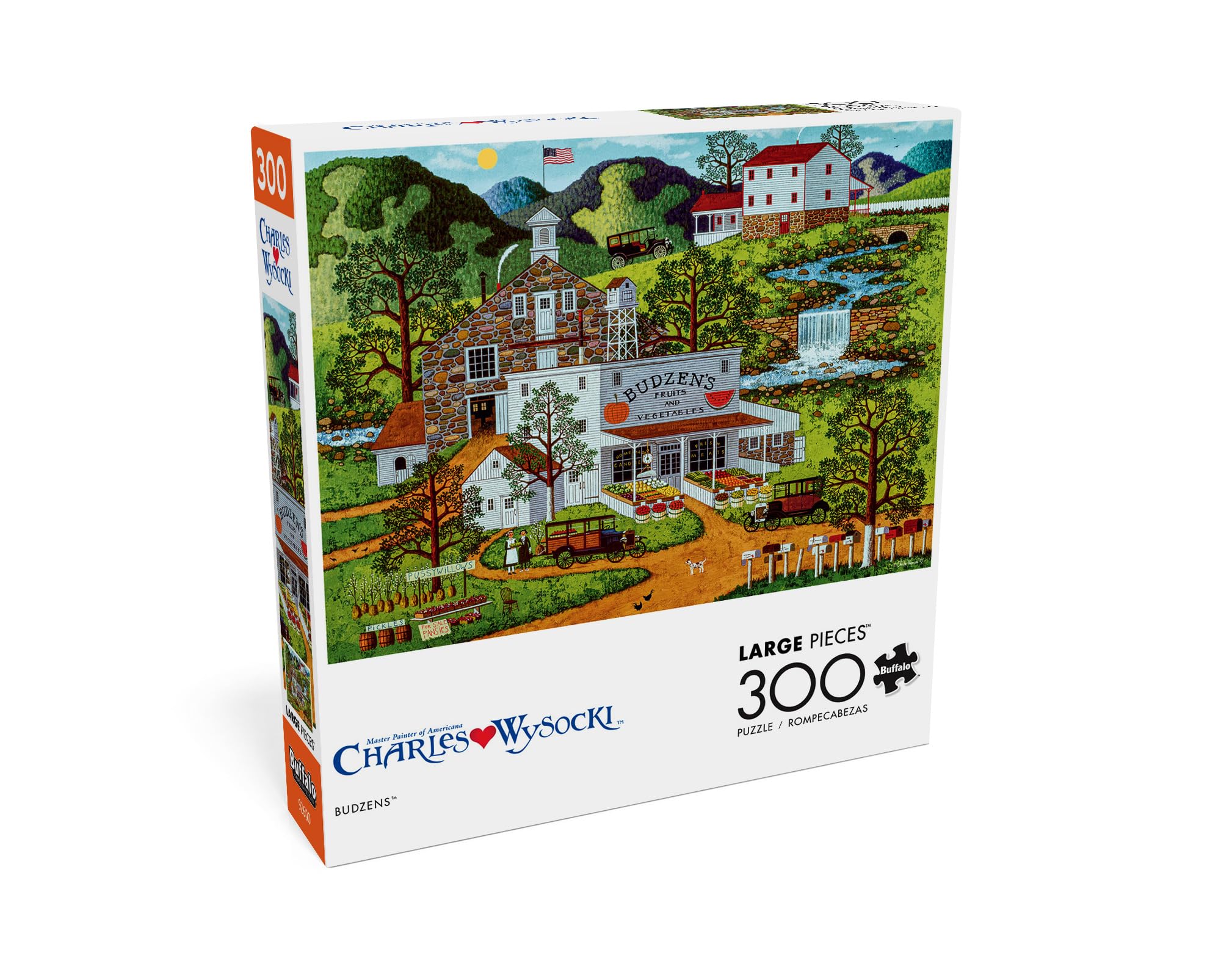 Foto 4 pulgar | Rompecabezas Buffalo Games Charles Wysocki Budzens 300 Piezas - Venta Internacional.