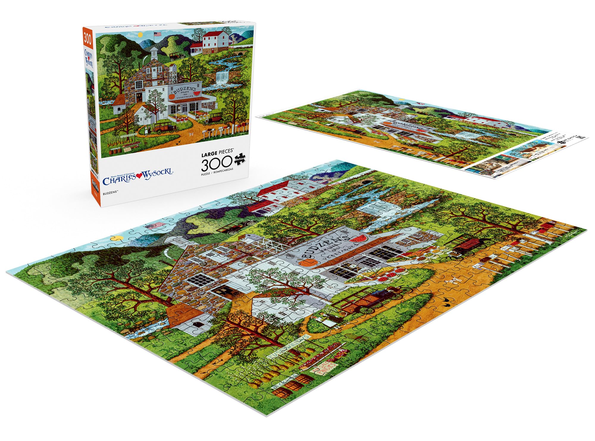 Foto 5 pulgar | Rompecabezas Buffalo Games Charles Wysocki Budzens 300 Piezas - Venta Internacional.