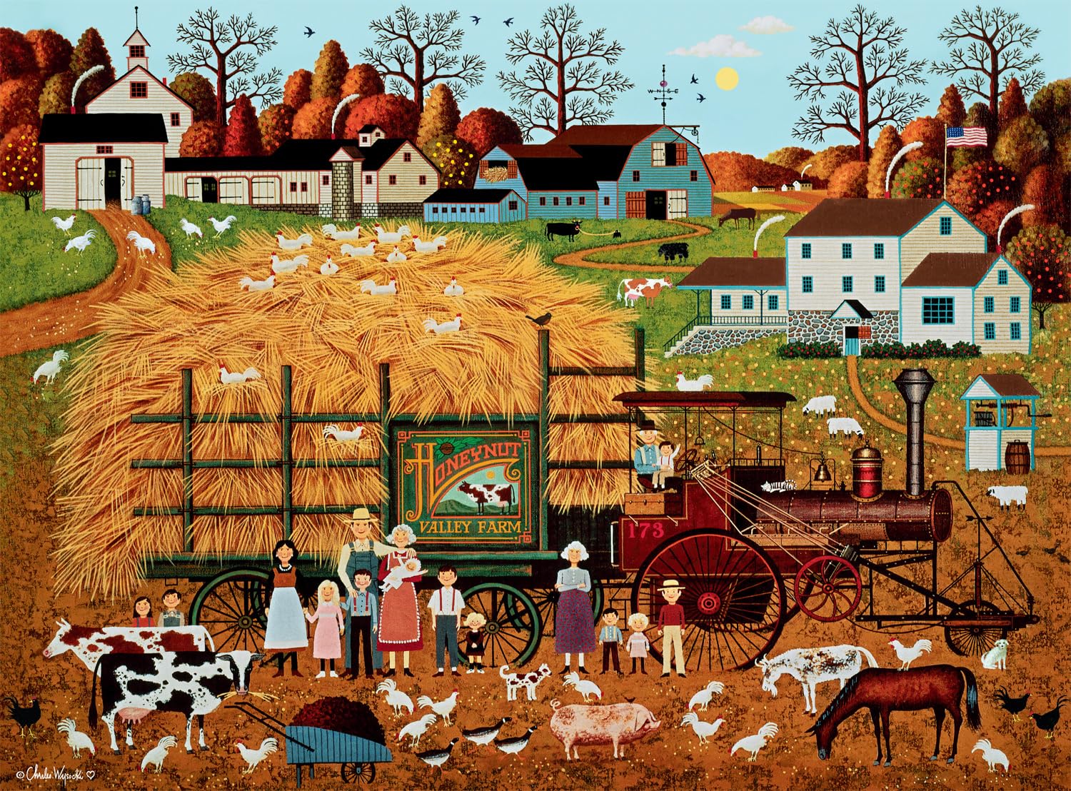 Rompecabezas Buffalo Games Charles Wysocki Honeynut Valley - Venta Internacional.