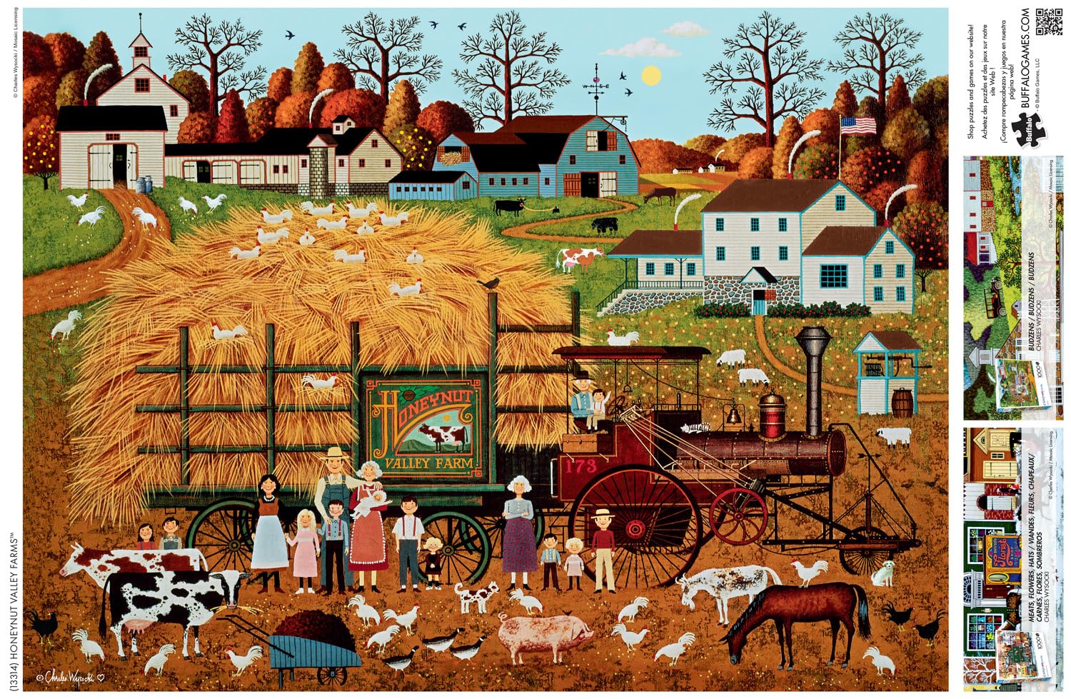 Foto 6 pulgar | Rompecabezas Buffalo Games Charles Wysocki Honeynut Valley - Venta Internacional.