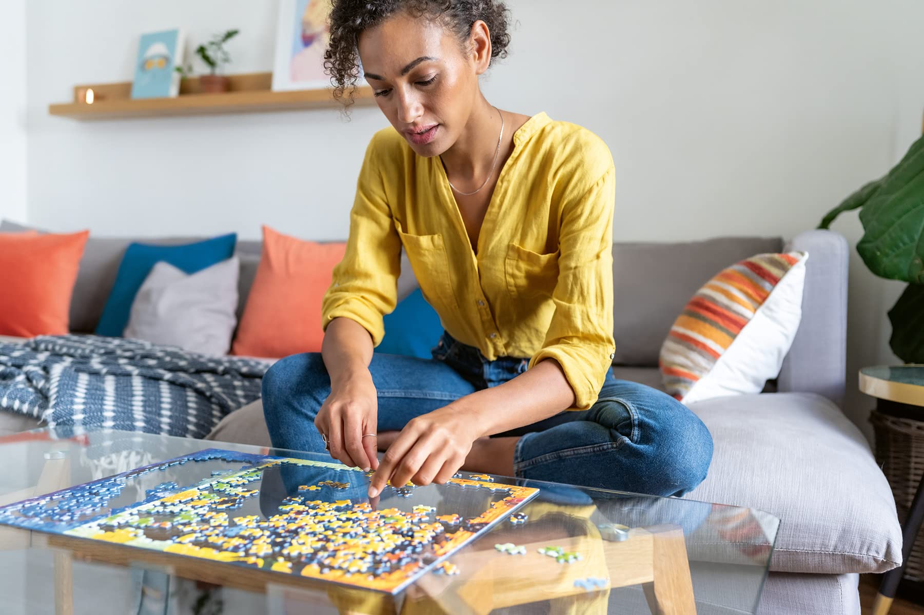 Foto 6 | Rompecabezas Ravensburger Quaint Café 1000 Piezas - Venta Internacional.