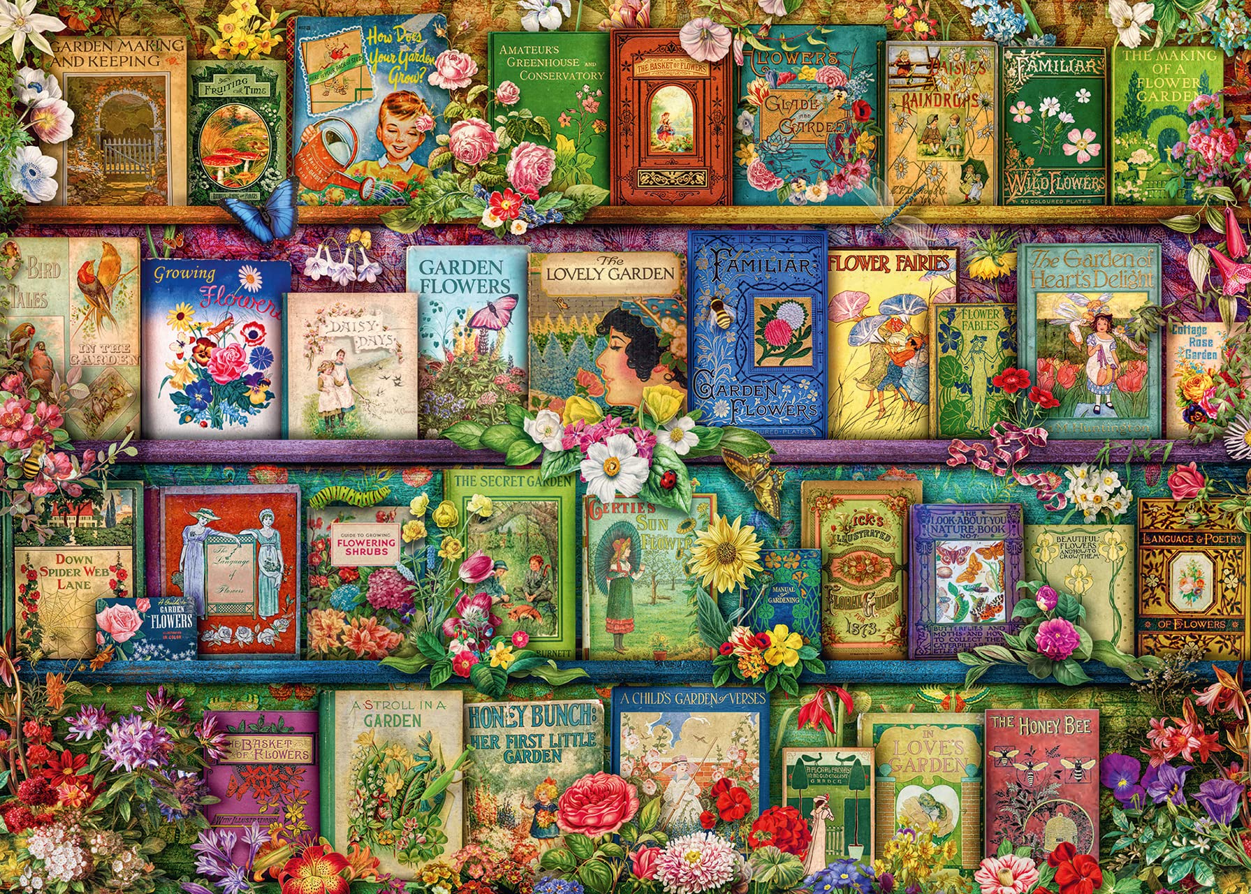 Foto 3 pulgar | Rompecabezas Ravensburger Aimee Stewart Vintage Summer 1000 Piezas - Venta Internacional.