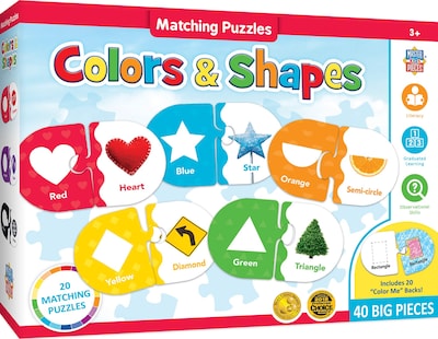 Foto 1 | Juego Educativo De Combinación De Colores Y Formas Masterpieces Kids - Venta Internacional.