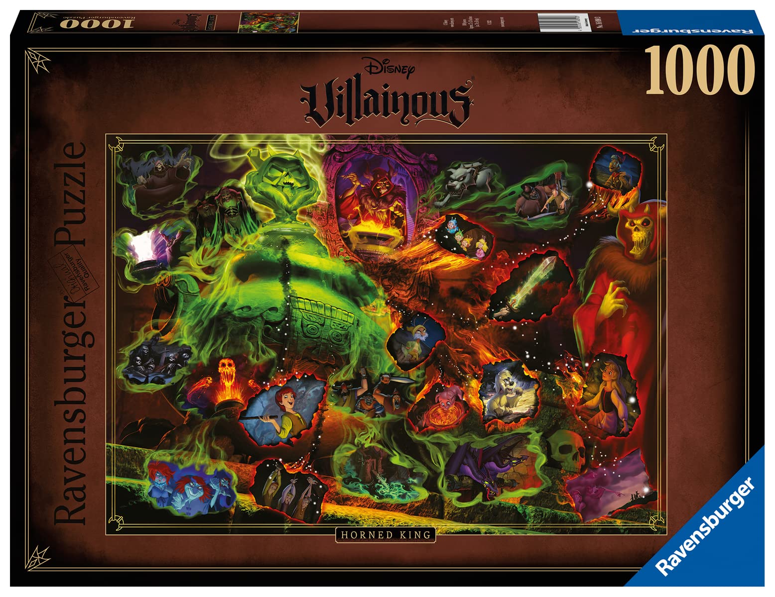 Foto 3 pulgar | Rompecabezas Ravensburger Disney Villanous Horned King 1000 Piezas - Venta Internacional.