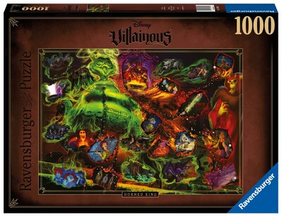 Foto 2 | Rompecabezas Ravensburger Disney Villanous Horned King 1000 Piezas - Venta Internacional.