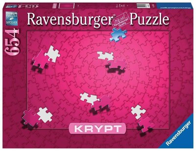 Foto 1 | Rompecabezas Ravensburger Krypt Pink 654 Piezas Para Adultos - Venta Internacional.