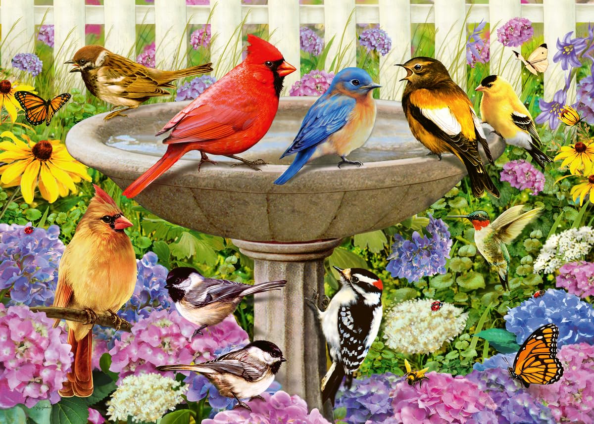 Foto 2 pulgar | Rompecabezas Ravensburger At The Birdbath 500 Piezas - Venta Internacional.