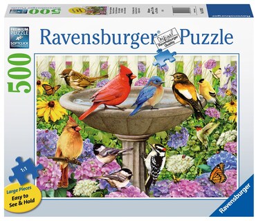 Foto 2 | Rompecabezas Ravensburger At The Birdbath 500 Piezas - Venta Internacional.