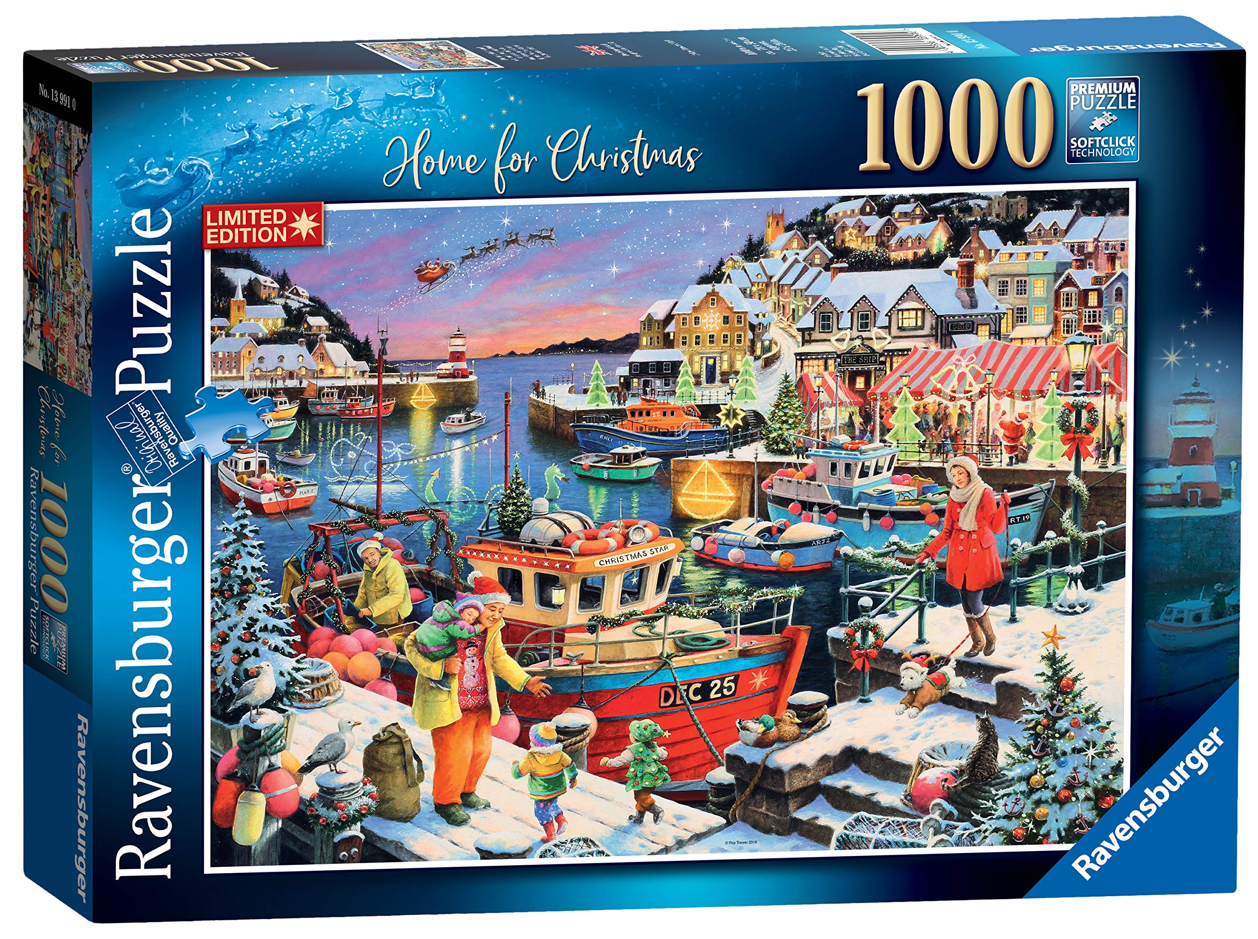 Foto 2 pulgar | Rompecabezas Ravensburger Home Para Navidad De 1000 Piezas - Venta Internacional.
