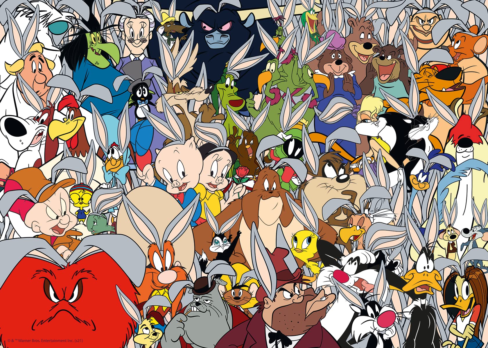 Rompecabezas Ravensburger Looney Tunes Challenge 1000 Piezas - Venta Internacional.