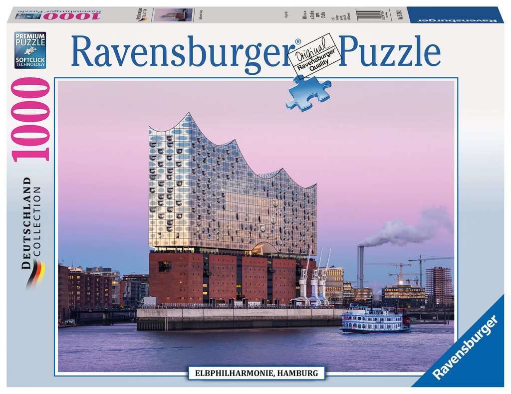 Puzzle Ravensburger Philharmonie De Hamburgo 1000 Piezas - Venta Internacional.