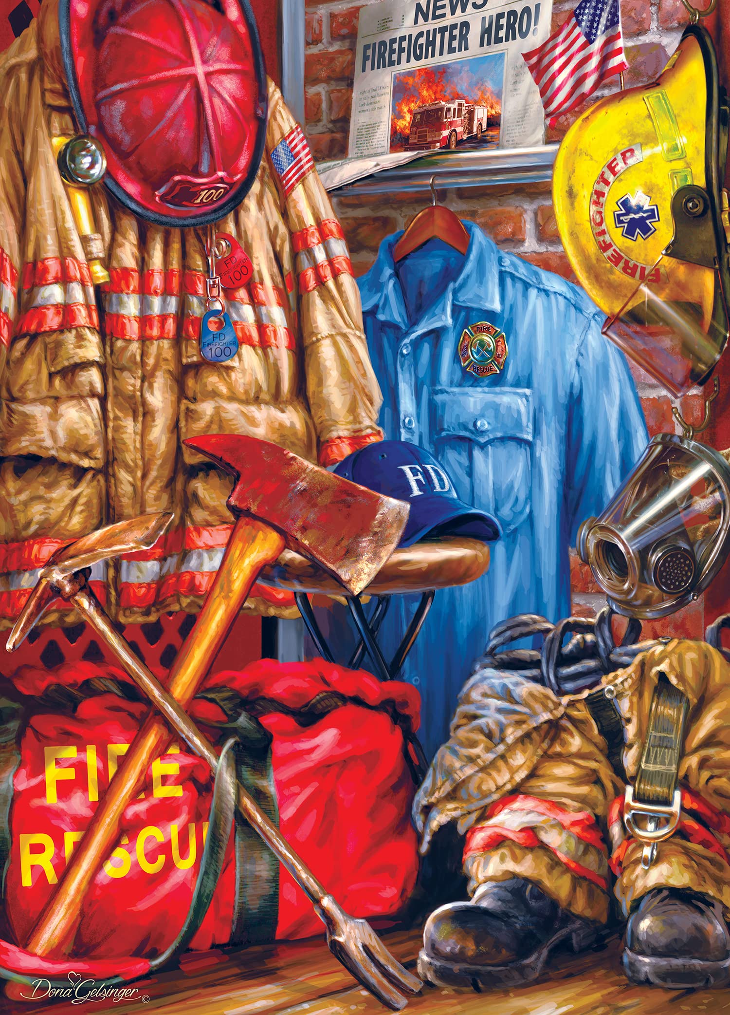 Foto 3 pulgar | Rompecabezas Masterpieces Fire And Rescue 1000 Piezas - Venta Internacional.