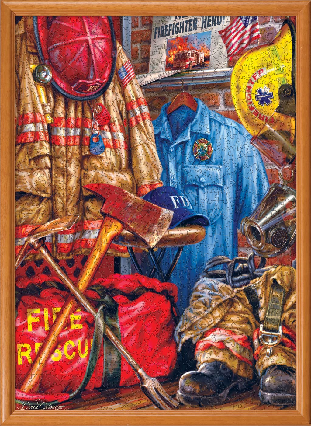 Foto 6 pulgar | Rompecabezas Masterpieces Fire And Rescue 1000 Piezas - Venta Internacional.