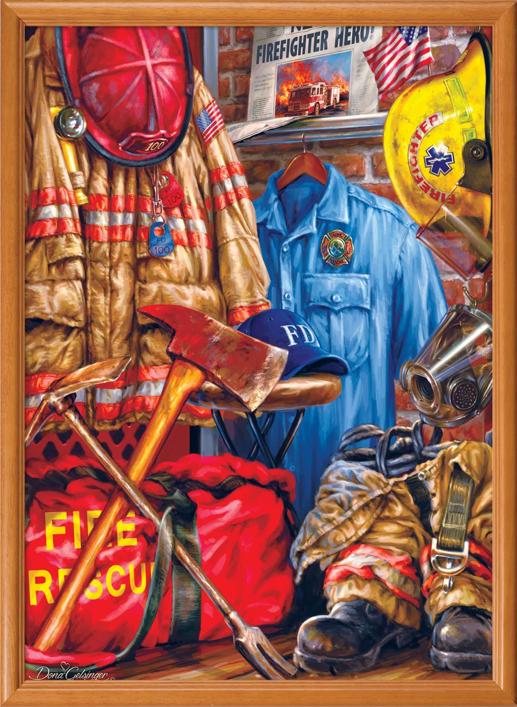 Foto 8 pulgar | Rompecabezas Masterpieces Fire And Rescue 1000 Piezas - Venta Internacional.
