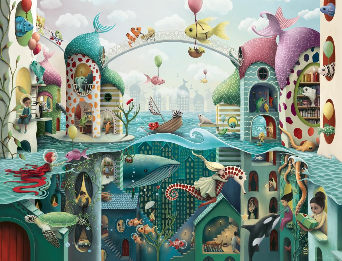 Foto 2 pulgar | Rompecabezas Ravensburger If Fish Could Walk (2000 Piezas) - Venta Internacional.