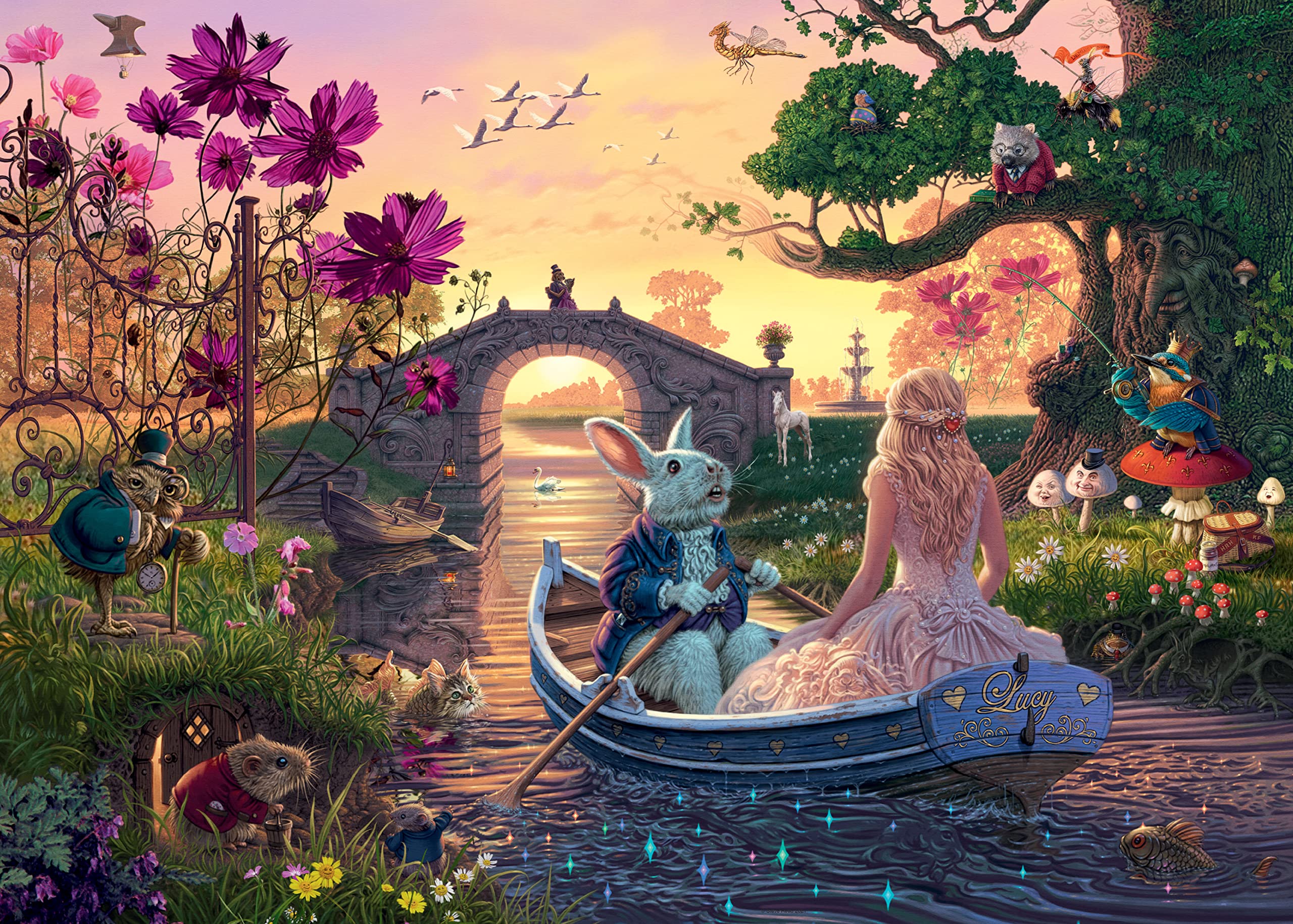 Foto 3 pulgar | Rompecabezas Ravensburger Enchanted Lands De 1000 Piezas - Venta Internacional.