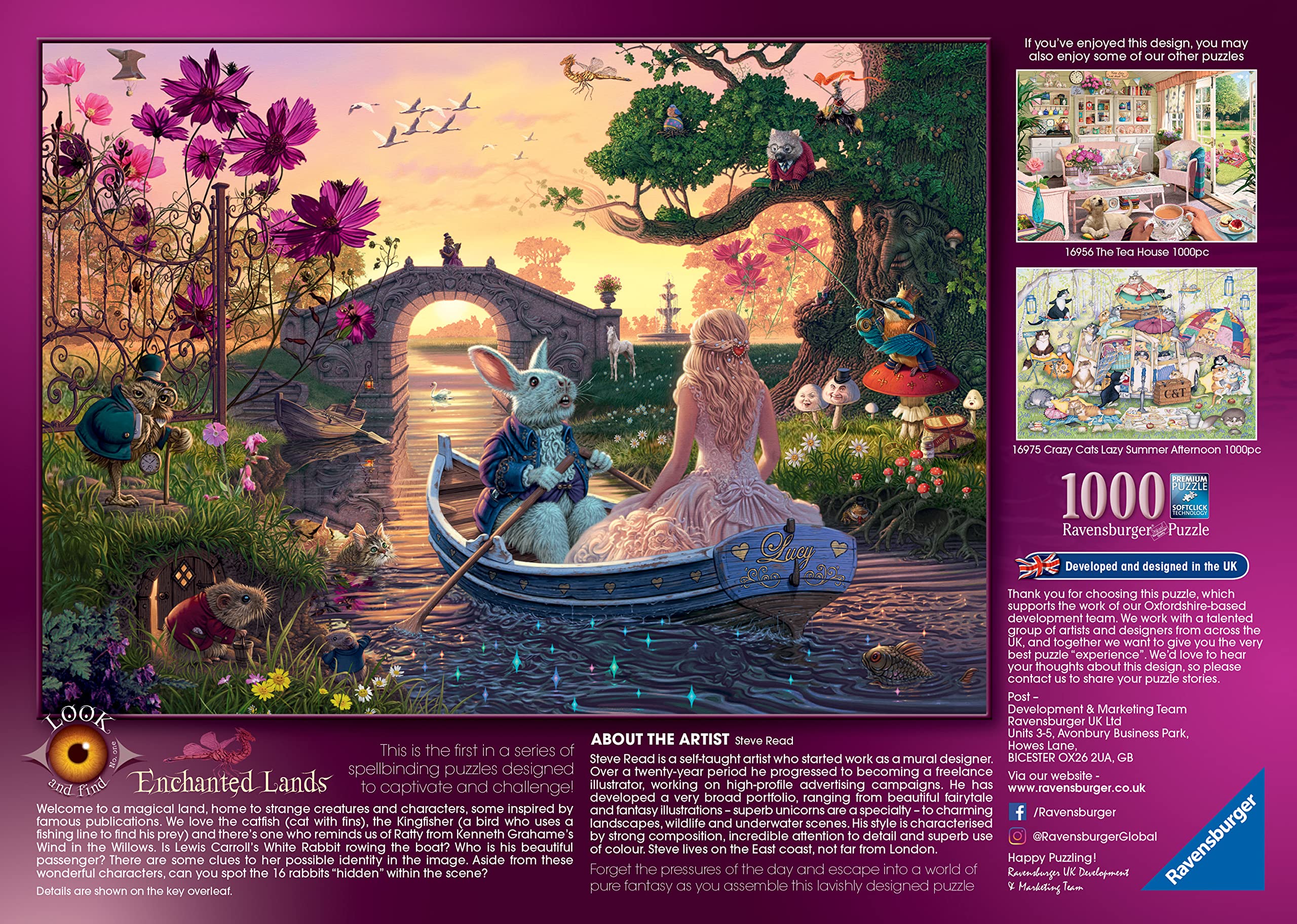 Foto 3 | Rompecabezas Ravensburger Enchanted Lands De 1000 Piezas - Venta Internacional.