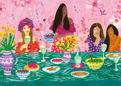 Foto 1 | Rompecabezas Ravensburger Ladies' Brunch 1000 Piezas - Venta Internacional.