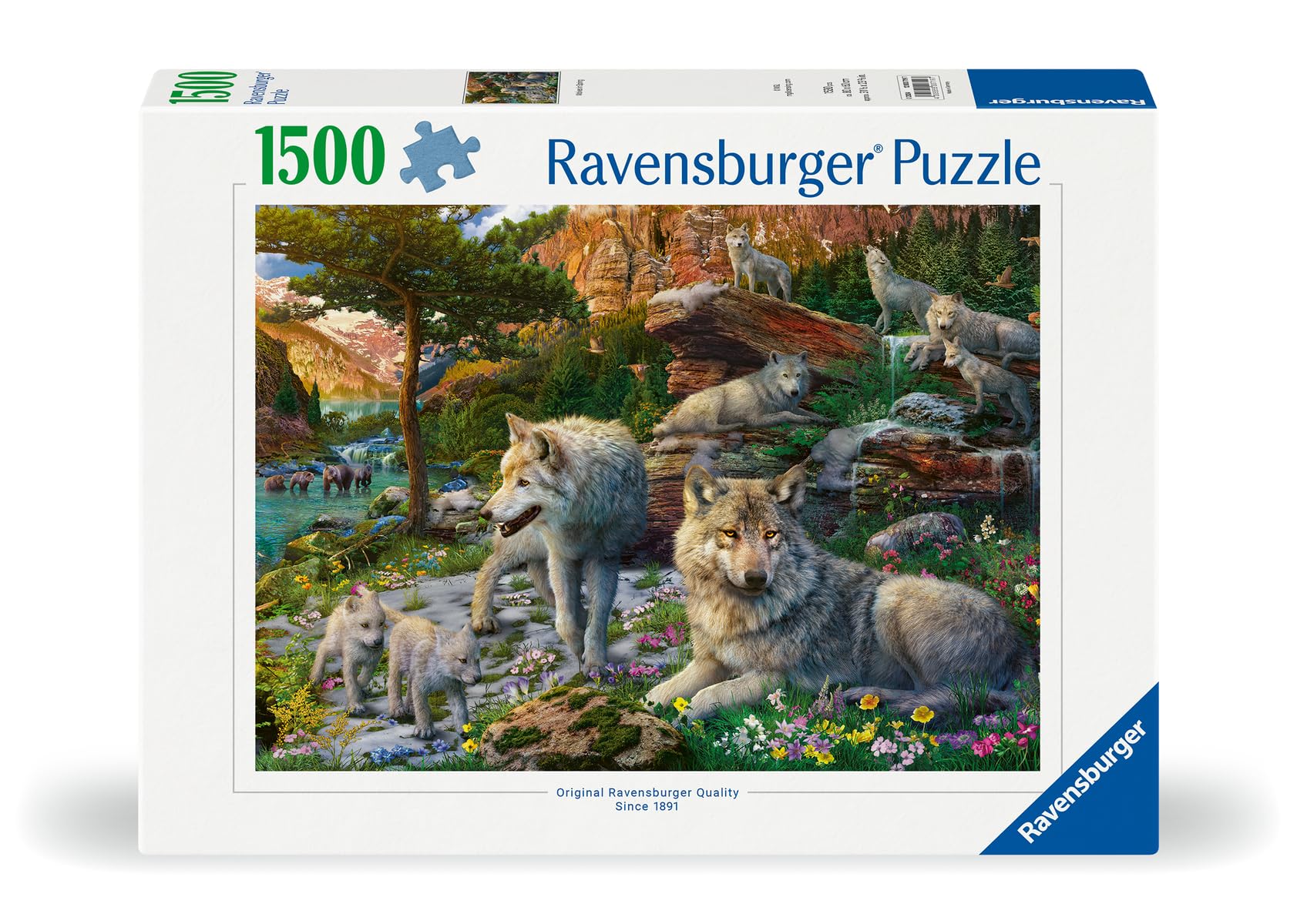 Foto 3 pulgar | Rompecabezas Ravensburger Wolf Wilderness 1500 Piezas - Venta Internacional.